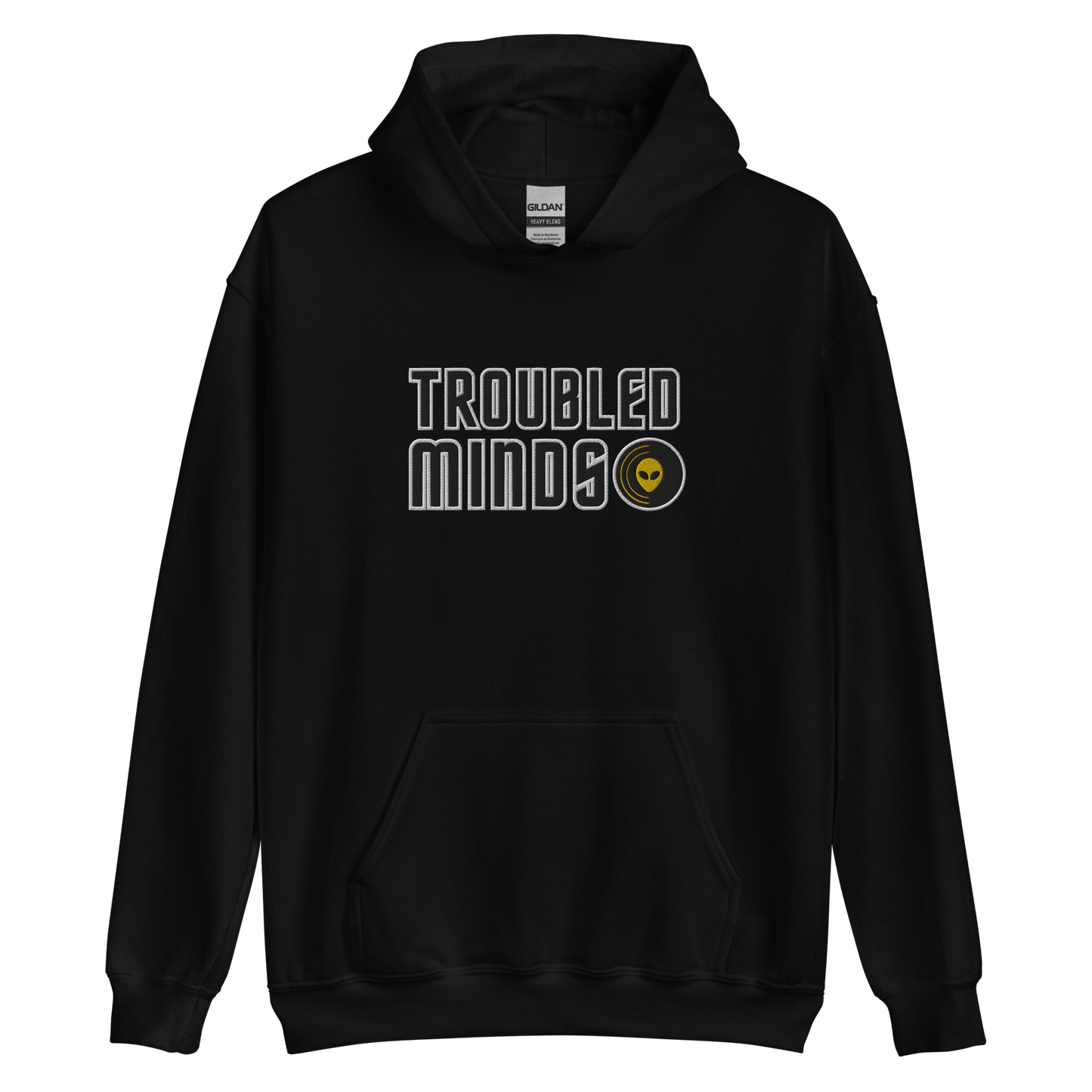 Troubled Minds Embroidered Hoodie