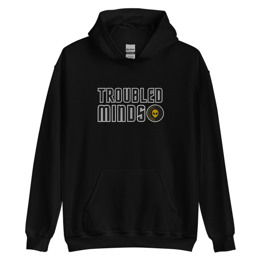 Troubled Minds Embroidered Hoodie