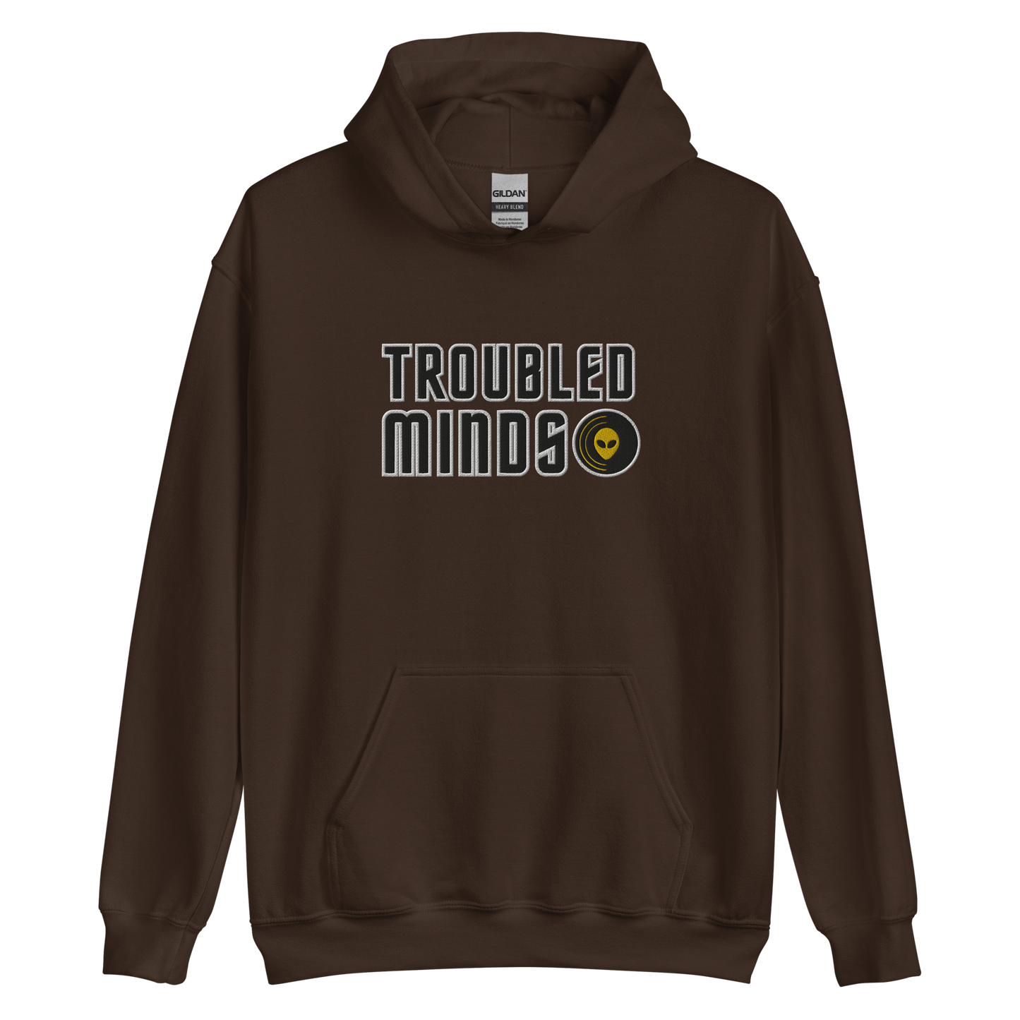 Troubled Minds Embroidered Hoodie