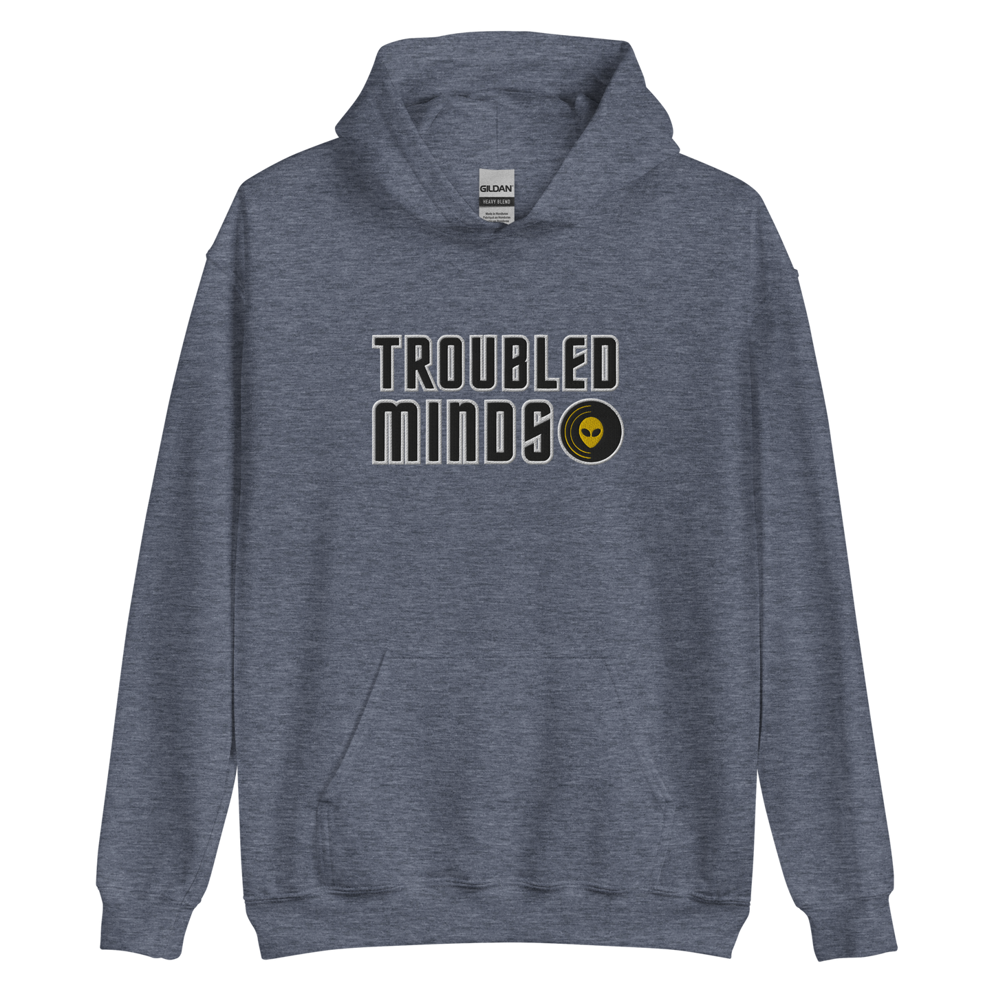 Troubled Minds Embroidered Hoodie