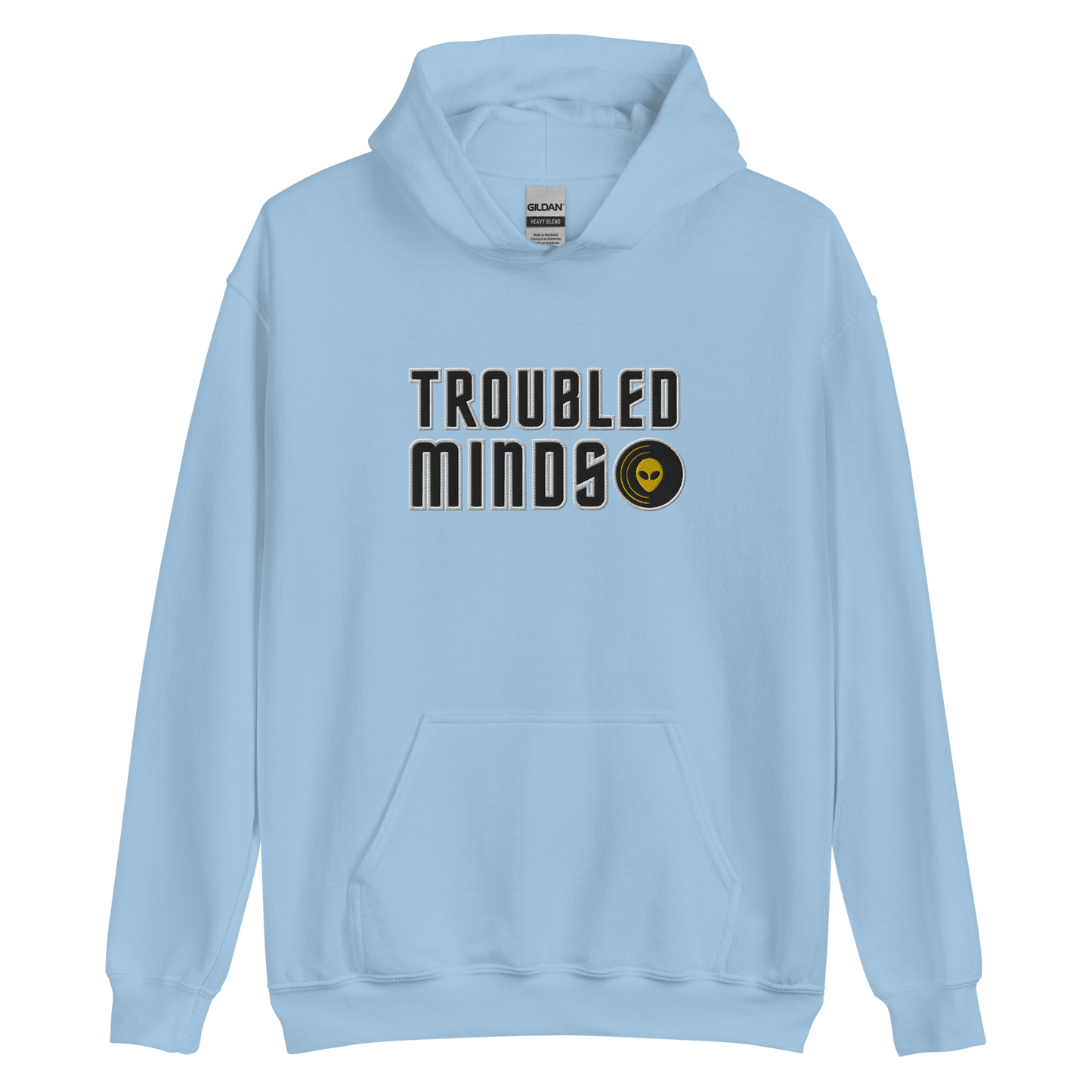 Troubled Minds Embroidered Hoodie