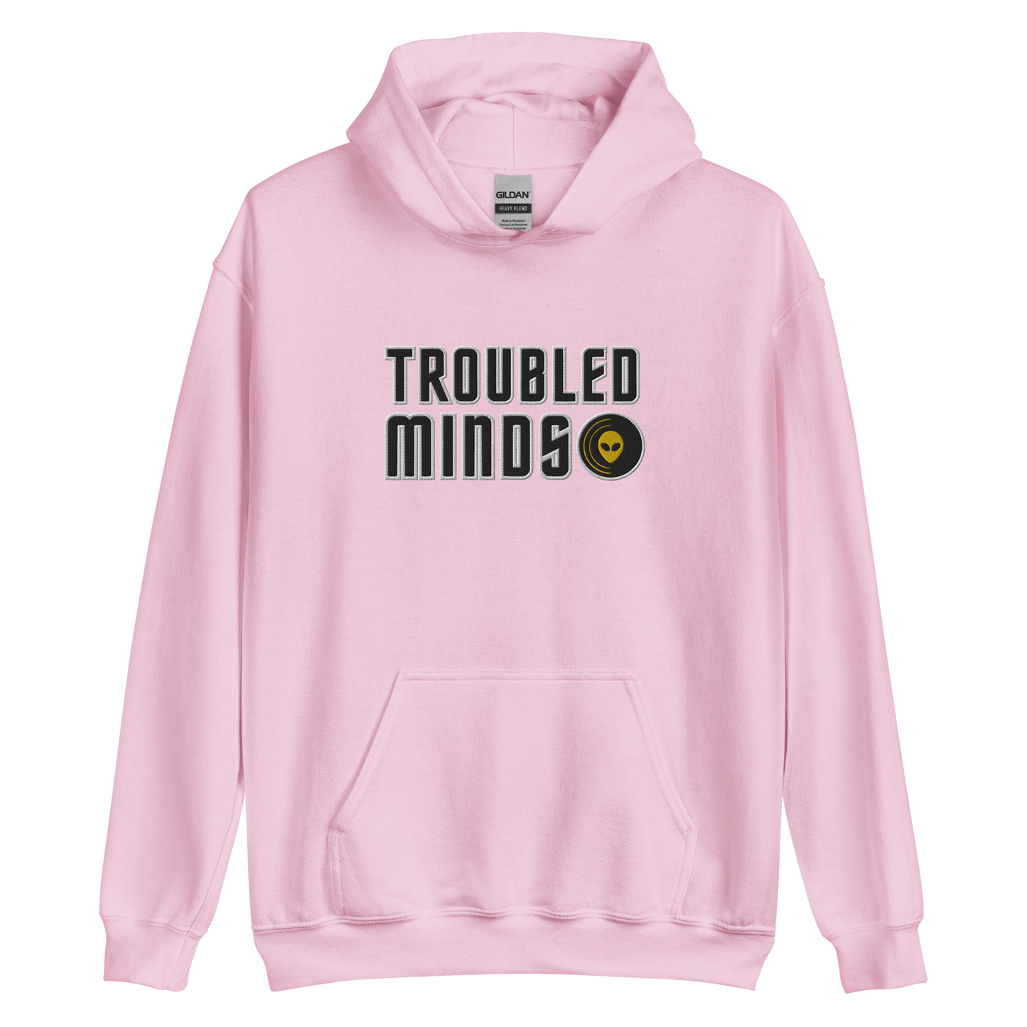 Troubled Minds Embroidered Hoodie