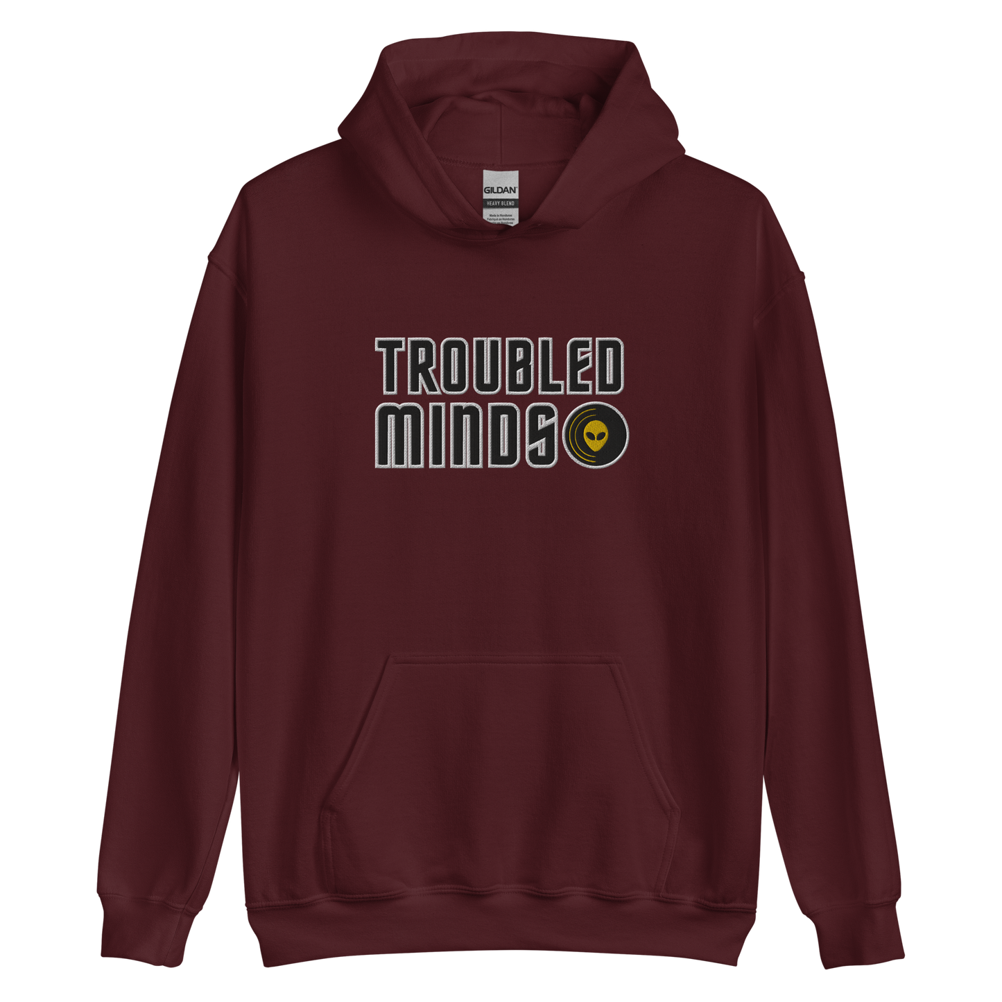 Troubled Minds Embroidered Hoodie