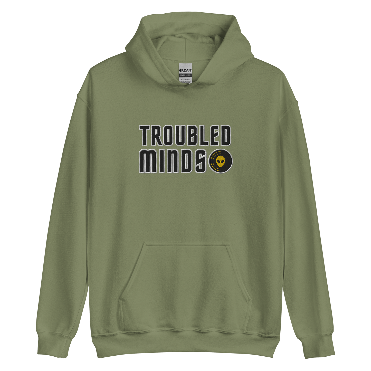 Troubled Minds Embroidered Hoodie