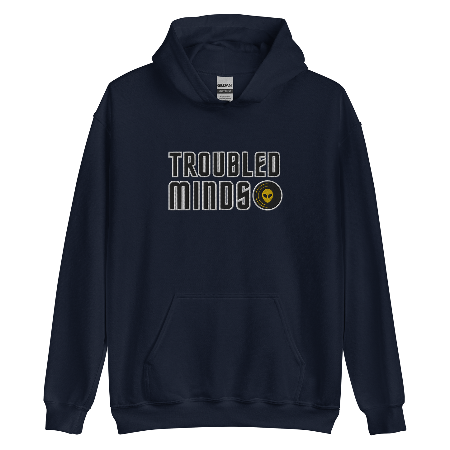 Troubled Minds Embroidered Hoodie