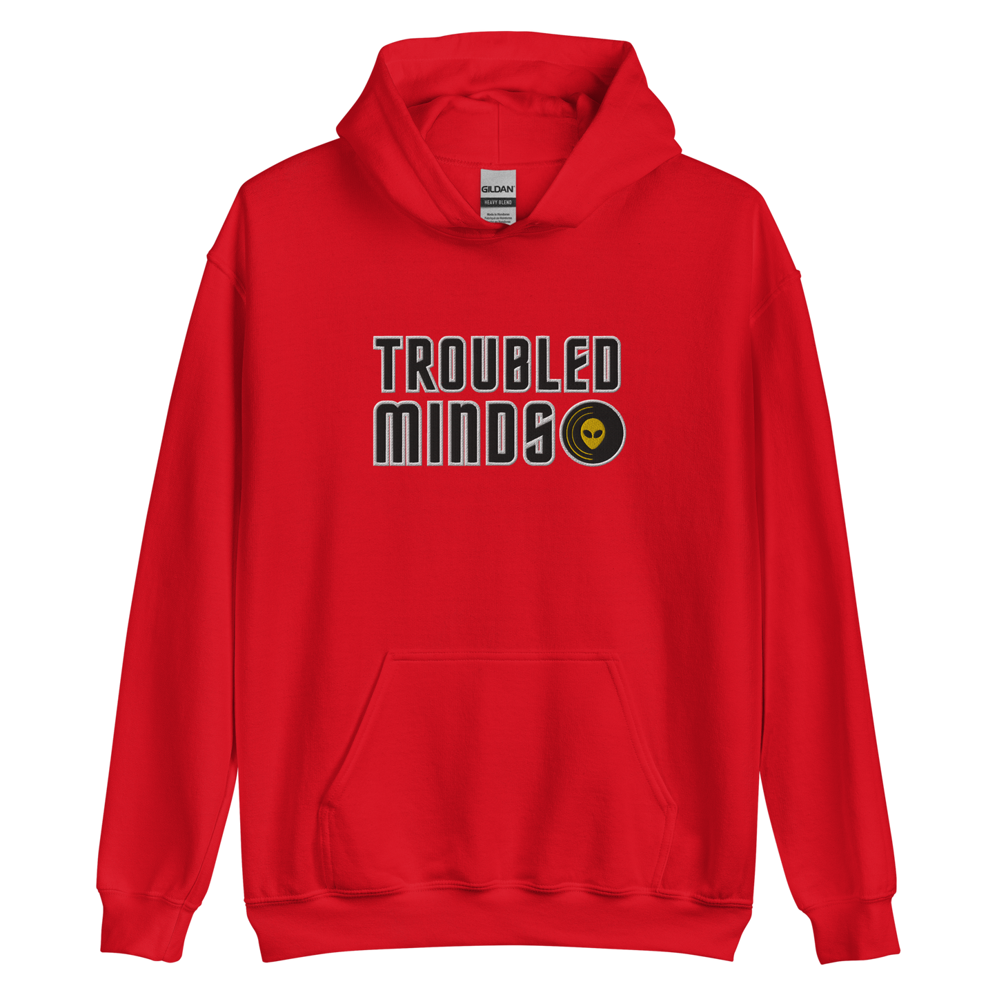 Troubled Minds Embroidered Hoodie