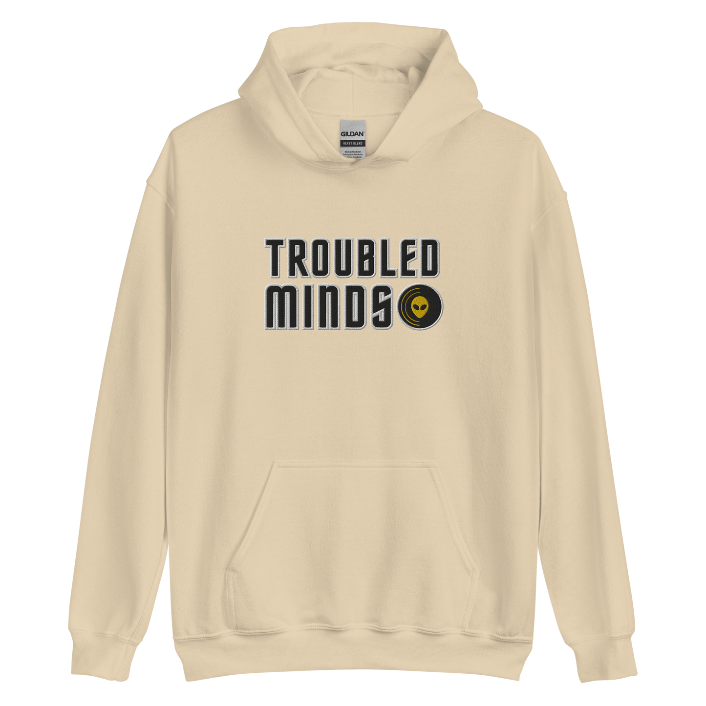 Troubled Minds Embroidered Hoodie