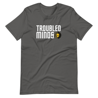 Troubled Minds T-Shirt - (WHT/YLW Logo)