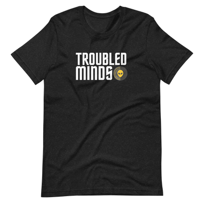 Troubled Minds T-Shirt - (WHT/YLW Logo)