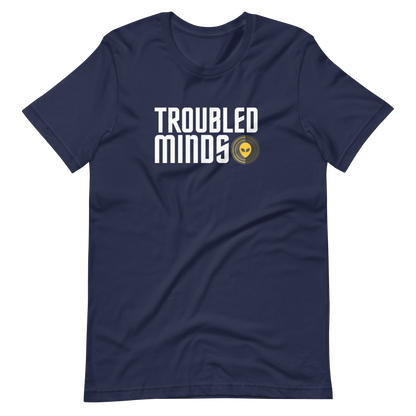 Troubled Minds T-Shirt - (WHT/YLW Logo)