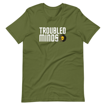 Troubled Minds T-Shirt - (WHT/YLW Logo)