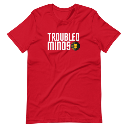 Troubled Minds T-Shirt - (WHT/YLW Logo)