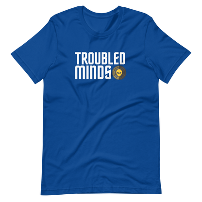 Troubled Minds T-Shirt - (WHT/YLW Logo)