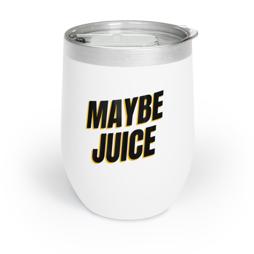 Maybe Juice Logo 12oz Wine Tumbler
