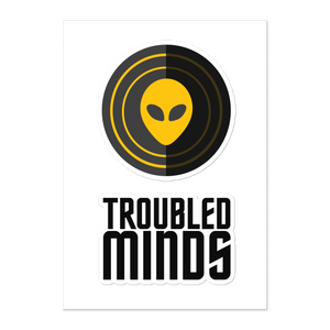 Troubled Minds Logo Sticker Set - Large