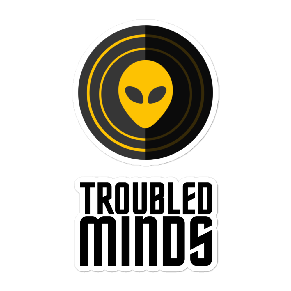 Troubled Minds Logo Sticker Set