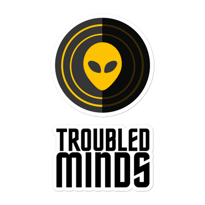 Troubled Minds Logo Sticker Set