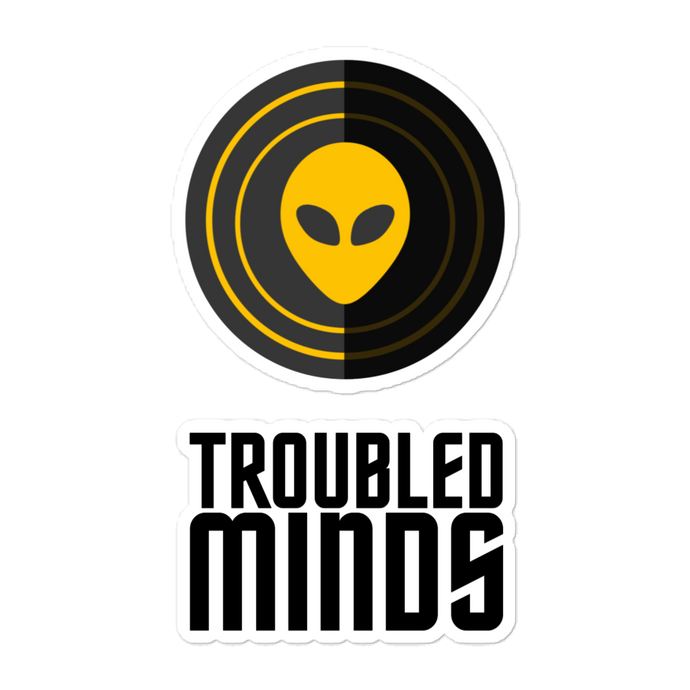 Troubled Minds Logo Sticker Set