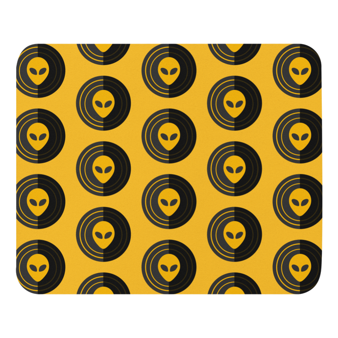 Troubled Minds Yellow Logo Mouse Pad