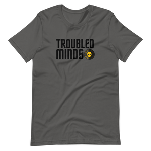 Troubled Minds T-Shirt - (BLK/YLW Logo)