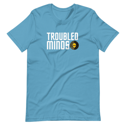 Troubled Minds T-Shirt - (WHT/YLW Logo)