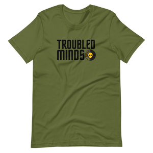 Troubled Minds T-Shirt - (BLK/YLW Logo)