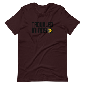 Troubled Minds T-Shirt - (BLK/YLW Logo)