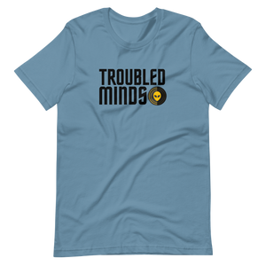 Troubled Minds T-Shirt - (BLK/YLW Logo)