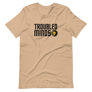 Troubled Minds T-Shirt - (BLK/YLW Logo)
