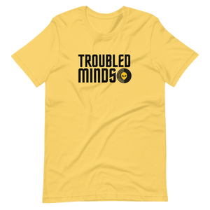 Troubled Minds T-Shirt - (BLK/YLW Logo)